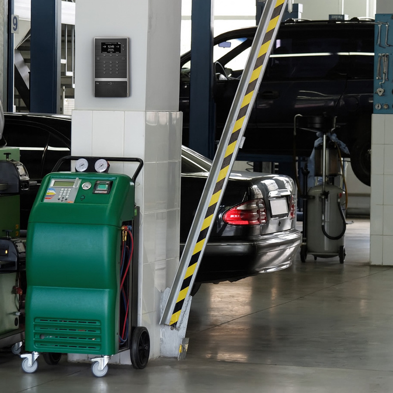 Zeiterfassungsterminal INTUS 5540 in Produktionsumgebung