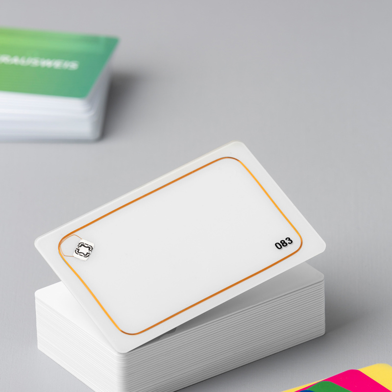 RFID-Kartenstapel blanco